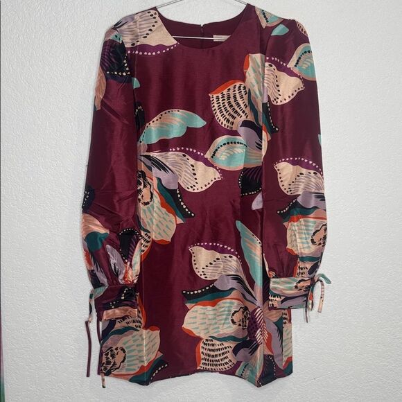 NWT Hutch Long-Sleeve Deva Mini Dress Large Anthropologie - Picture 2 of 16